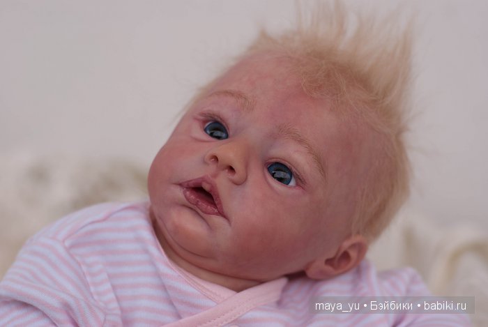 Кукла реборн Moritz - в моем варианте очаровательная девочка (фото 4)