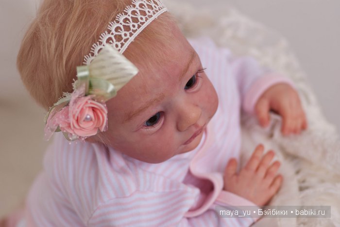 Кукла реборн Moritz - в моем варианте очаровательная девочка (фото 3)