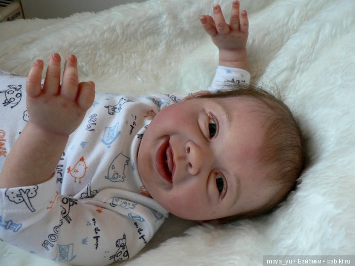 Мой радостный малыш Arya — Куклы Реборн (Reborn): работы мастеров (фото 6)