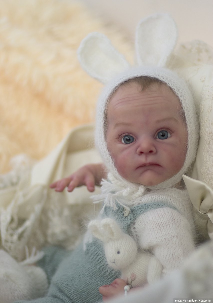 Зайчонок по имени Ollie | Бэйбики Зайчонок по имени Ollie — Куклы Реборн (Reborn): работы мастеров