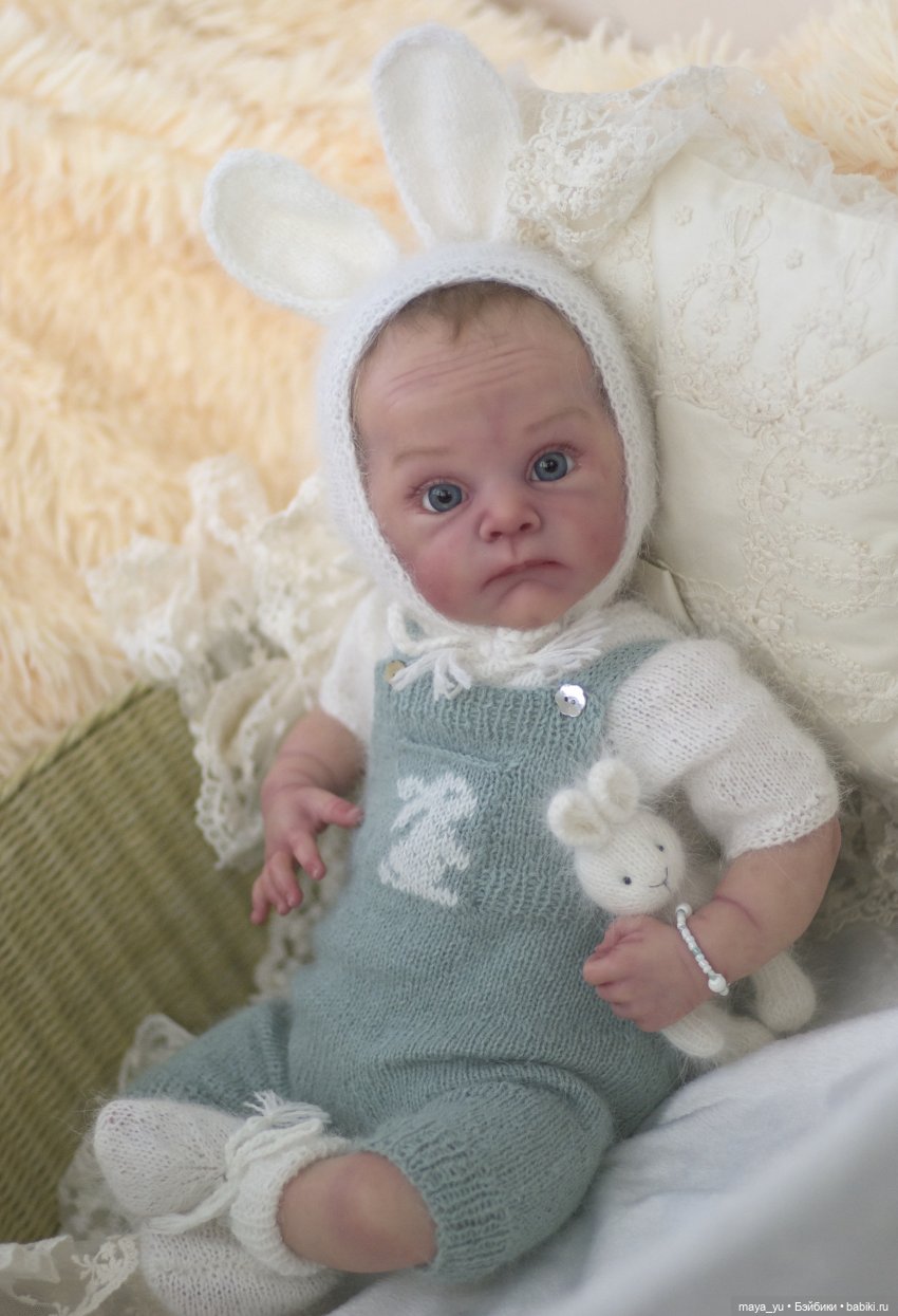 Зайчонок по имени Ollie | Бэйбики Зайчонок по имени Ollie — Куклы Реборн (Reborn): работы мастеров