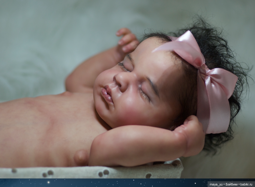 Милая спящая LouLou — Куклы Реборн (Reborn): работы мастеров