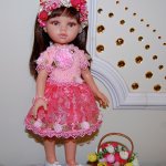 Розовый топик одежда для Паола Рейна