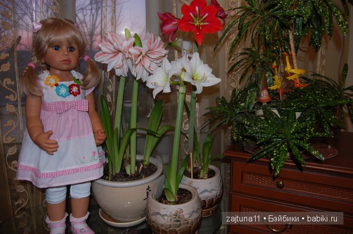 Моя слабость цветы и куклы