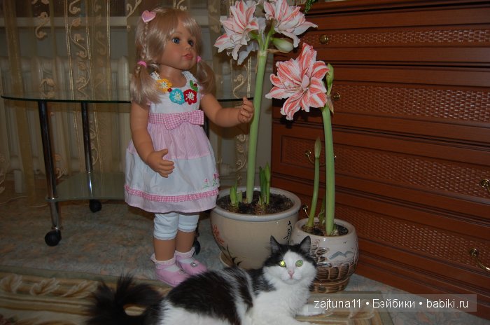Моя слабость цветы и куклы (фото 4)