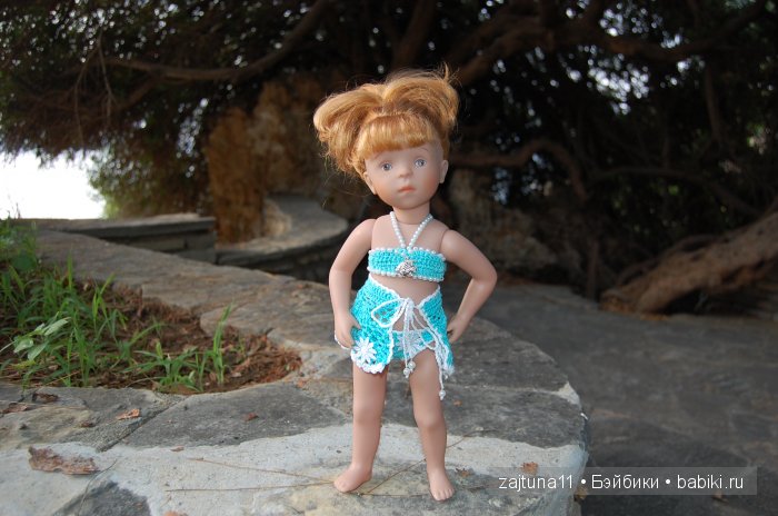 Моя София на Средиземном море. Игровые куклы Käthe Kruse. Minouche