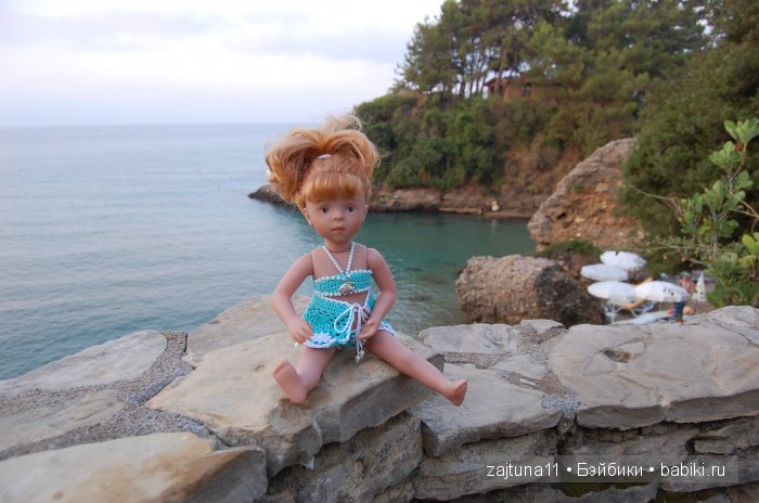 Моя София на Средиземном море. Игровые куклы Käthe Kruse. Minouche