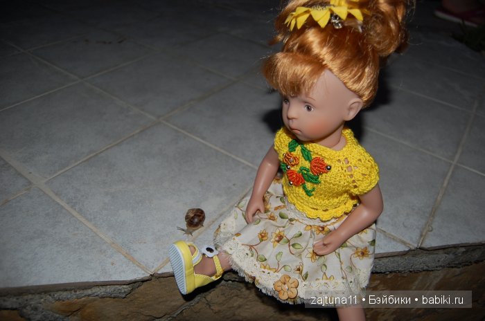 Моя София на Средиземном море. Игровые куклы Käthe Kruse. Minouche