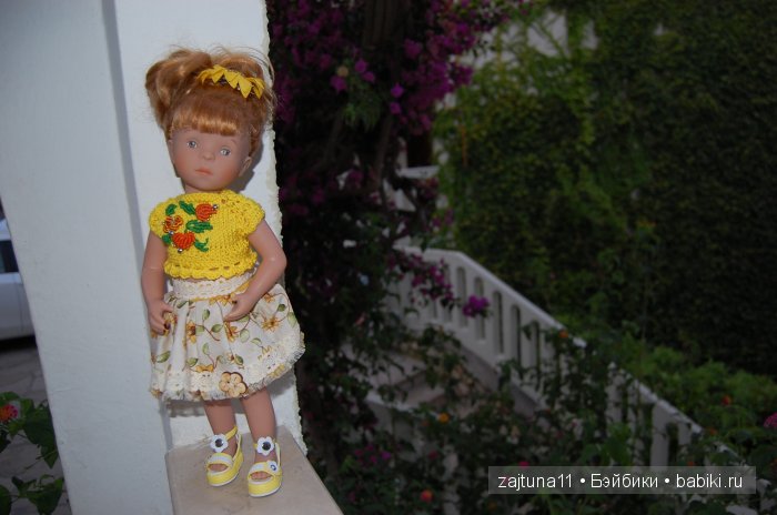 Моя София на Средиземном море. Игровые куклы Käthe Kruse. Minouche