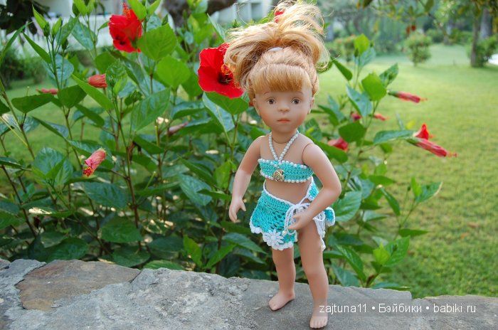 Моя София на Средиземном море. Игровые куклы Käthe Kruse. Minouche