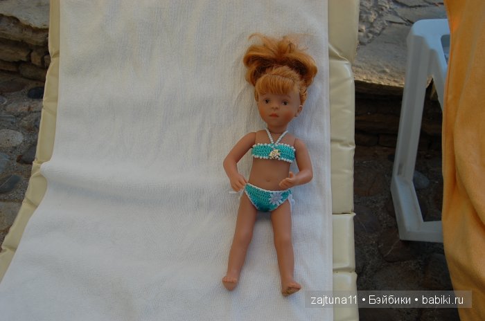 Моя София на Средиземном море. Игровые куклы Käthe Kruse. Minouche