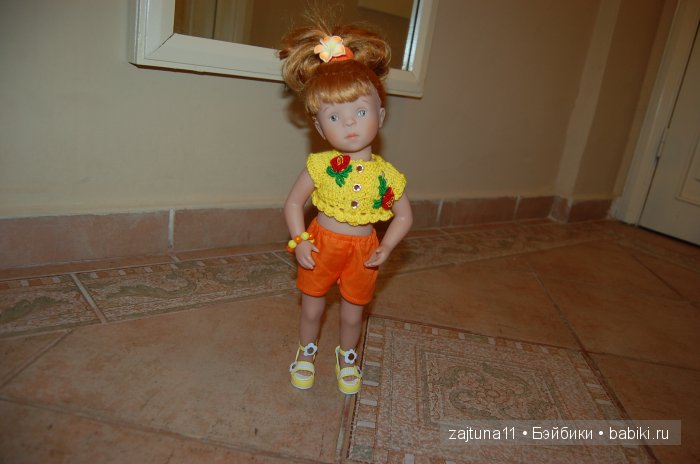 Моя София на Средиземном море. Игровые куклы Käthe Kruse. Minouche (фото 4)