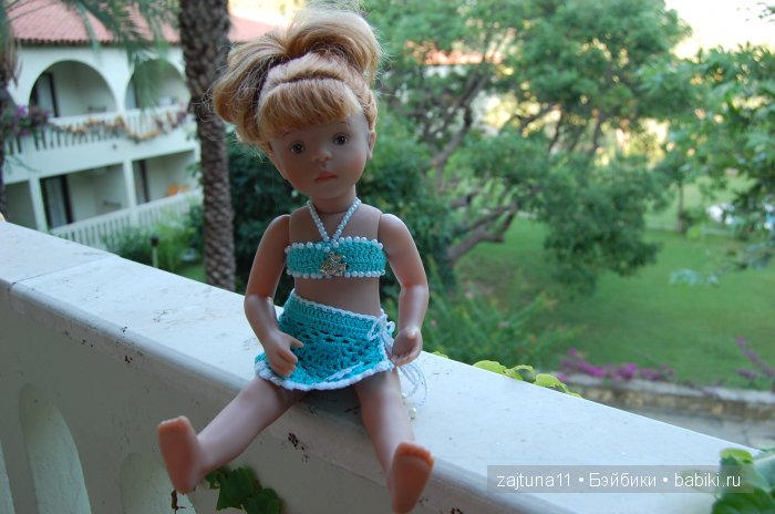 Моя София на Средиземном море. Игровые куклы Käthe Kruse. Minouche