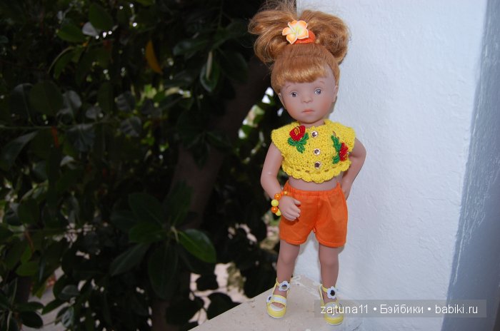 Моя София на Средиземном море. Игровые куклы Käthe Kruse. Minouche