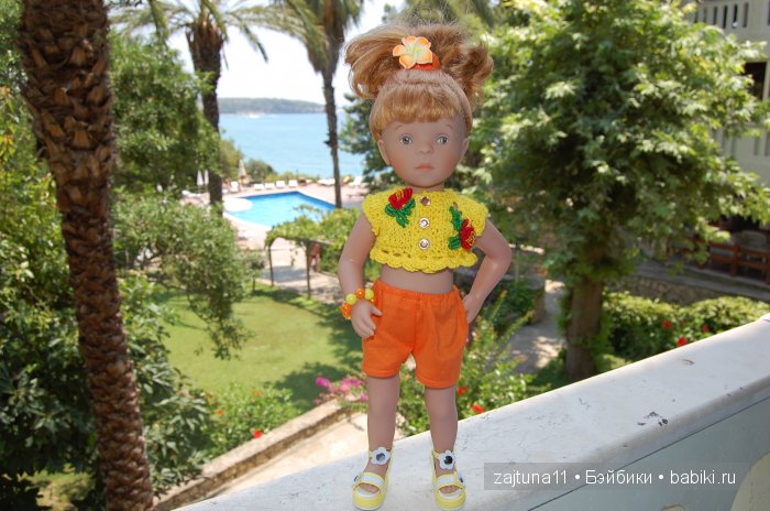 Моя София на Средиземном море. Игровые куклы Käthe Kruse. Minouche (фото 9)