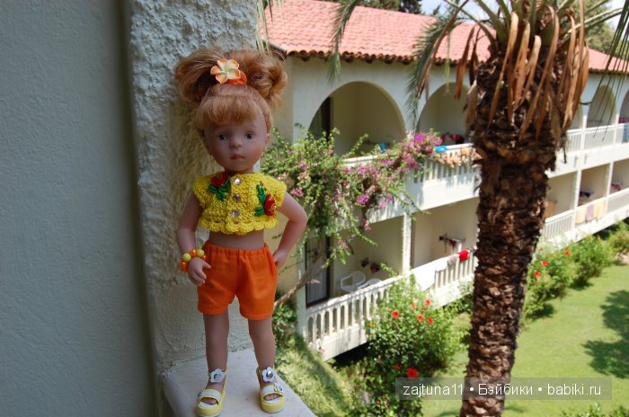 Моя София на Средиземном море. Игровые куклы Käthe Kruse. Minouche (фото 10)