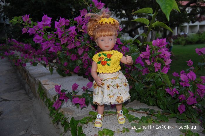 Моя София на Средиземном море. Игровые куклы Käthe Kruse. Minouche