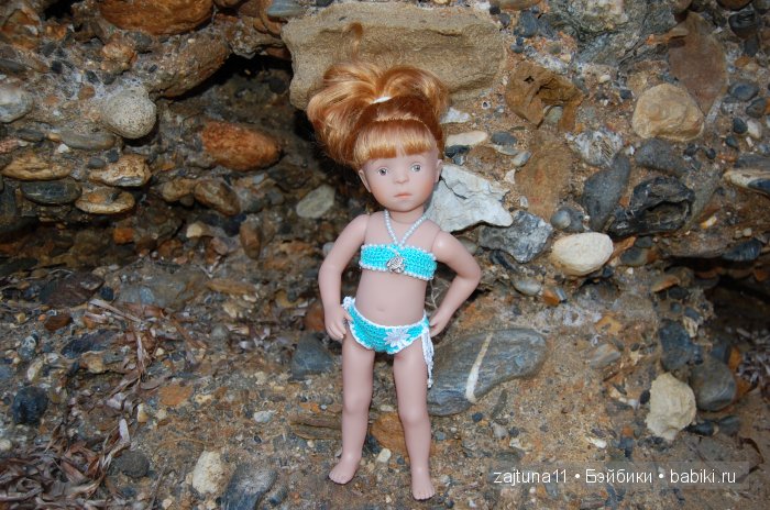 Моя София на Средиземном море. Игровые куклы Käthe Kruse. Minouche