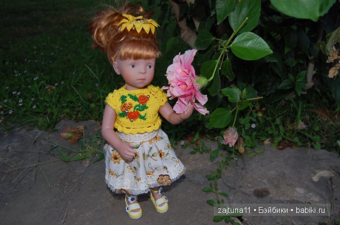 Моя София на Средиземном море. Игровые куклы Käthe Kruse. Minouche