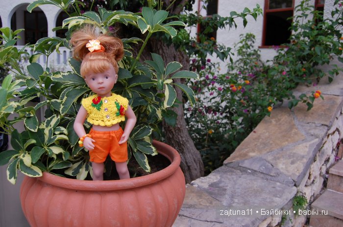 Моя София на Средиземном море. Игровые куклы Käthe Kruse. Minouche (фото 8)