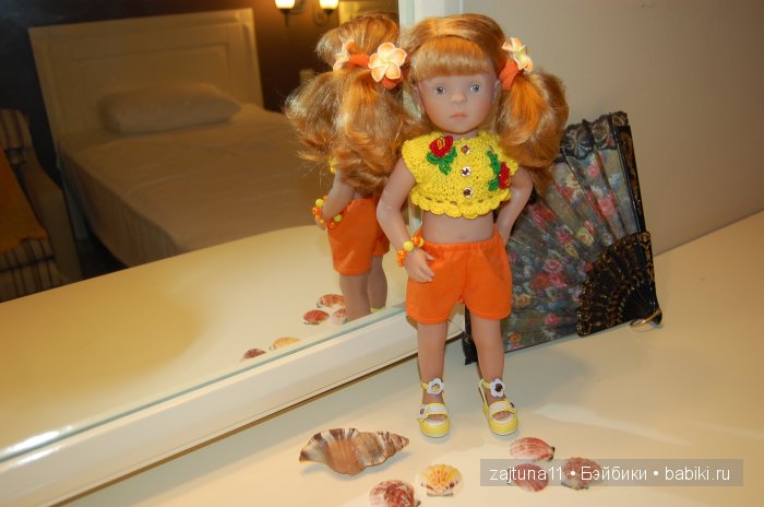 Моя София на Средиземном море. Игровые куклы Käthe Kruse. Minouche (фото 6)