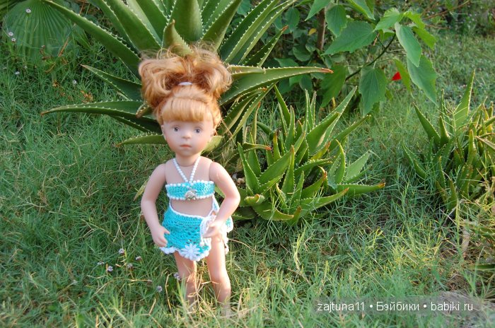 Моя София на Средиземном море. Игровые куклы Käthe Kruse. Minouche