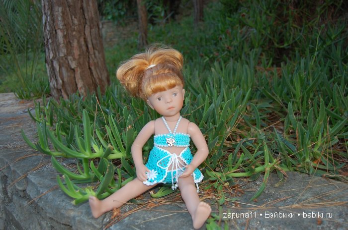 Моя София на Средиземном море. Игровые куклы Käthe Kruse. Minouche