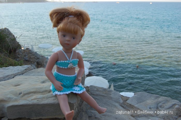 Моя София на Средиземном море. Игровые куклы Käthe Kruse. Minouche