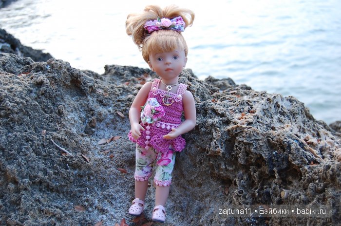 Моя София на Средиземном море. Игровые куклы Käthe Kruse. Minouche