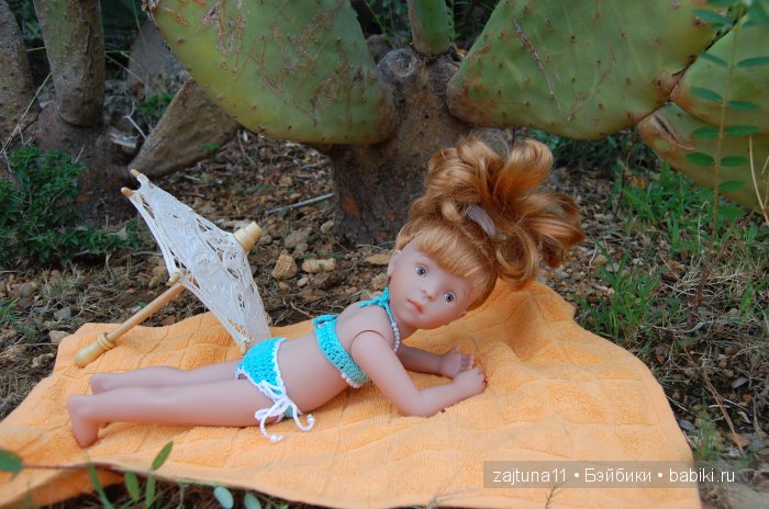 Моя София на Средиземном море. Игровые куклы Käthe Kruse. Minouche