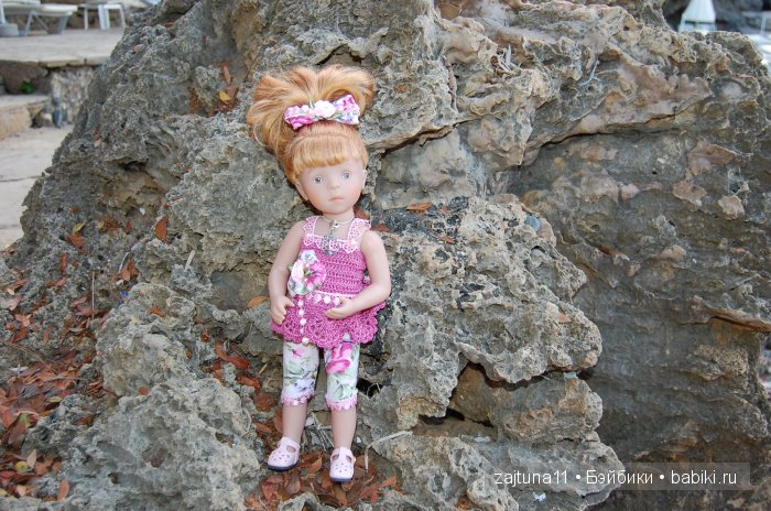 Моя София на Средиземном море. Игровые куклы Käthe Kruse. Minouche