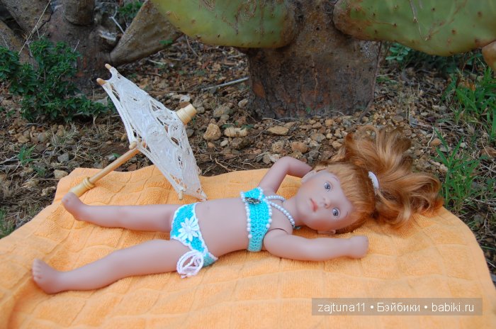 Моя София на Средиземном море. Игровые куклы Käthe Kruse. Minouche