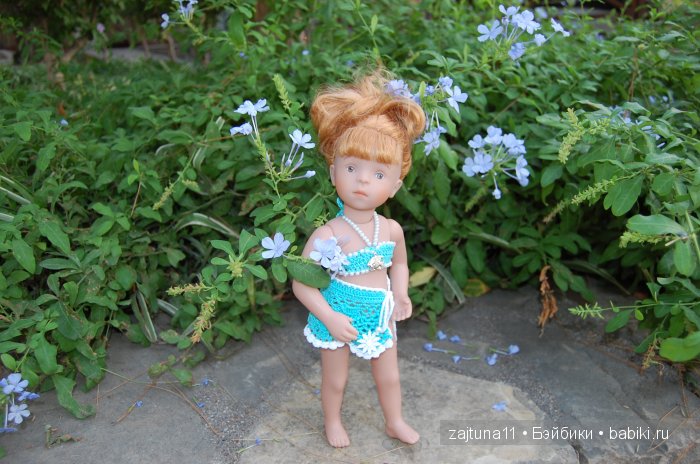 Моя София на Средиземном море. Игровые куклы Käthe Kruse. Minouche