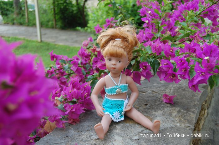 Моя София на Средиземном море. Игровые куклы Käthe Kruse. Minouche