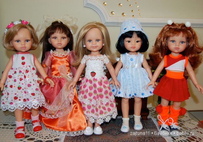 Групповые фото кукол Paola Reina