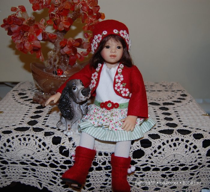 Моя плюшечка Ава-роза! Кукла Heidi Plusczok (фото 4)