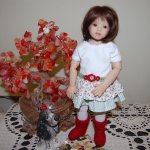 Моя плюшечка  Ава-роза! Кукла Heidi Plusczok