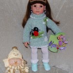 ТЕПЛЫЙ ТОПИК одежда для кукол ГОТЦ