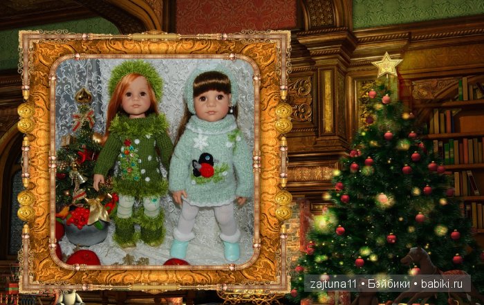 Девочки в зеленом | Бэйбики Девочки в зеленом — Одежда и обувь для кукол своими руками: фото