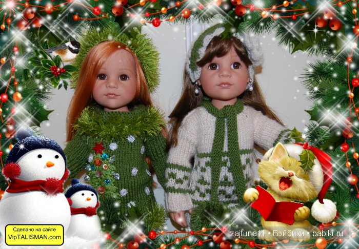 Девочки в зеленом | Бэйбики Девочки в зеленом — Одежда и обувь для кукол своими руками: фото