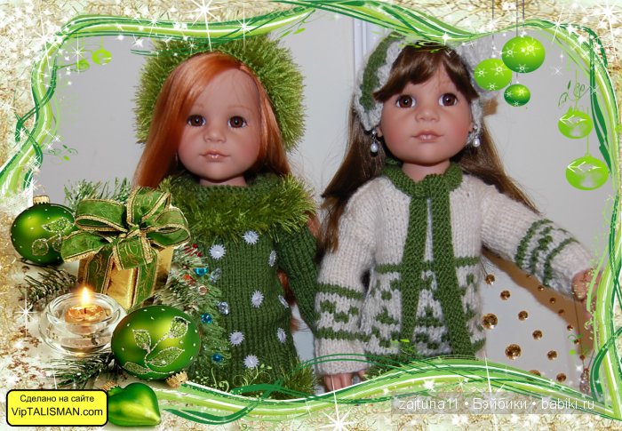 Девочки в зеленом | Бэйбики Девочки в зеленом — Одежда и обувь для кукол своими руками: фото