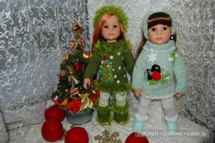 Девочки в зеленом | Бэйбики Девочки в зеленом — Одежда и обувь для кукол своими руками: фото