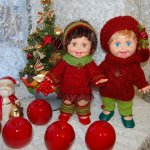 В ожидании НОВОГО ГОДА! Куклы Galoob Baby Face dolls