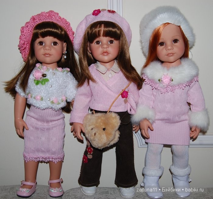 Кареглазки в розовом! Куклы Готц