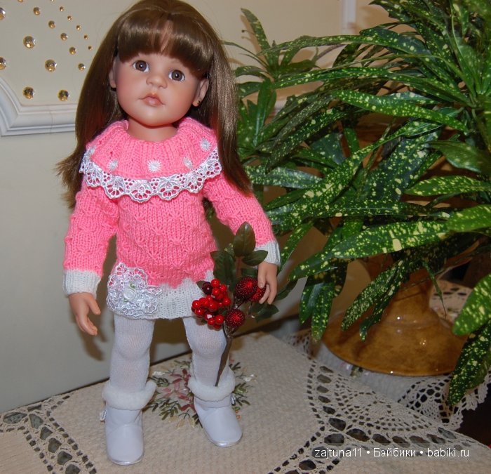 Кареглазки в розовом! Куклы Готц (фото 6)