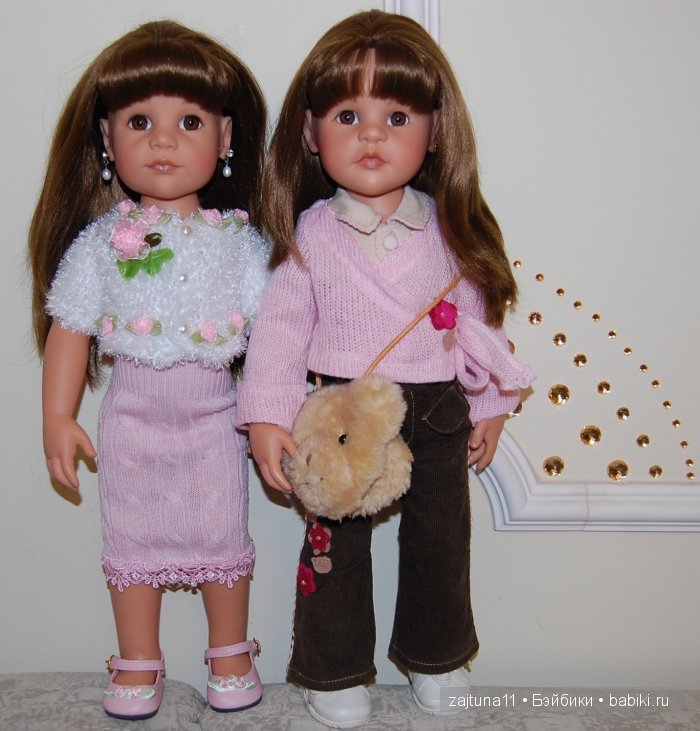 Кареглазки в розовом! Куклы Готц