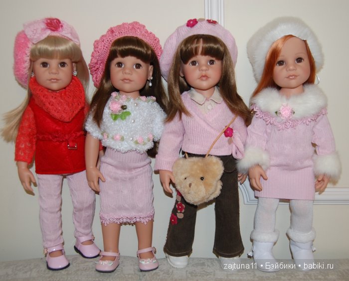 Кареглазки в розовом! Куклы Готц (фото 9)