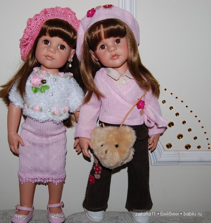 Кареглазки в розовом! Куклы Готц