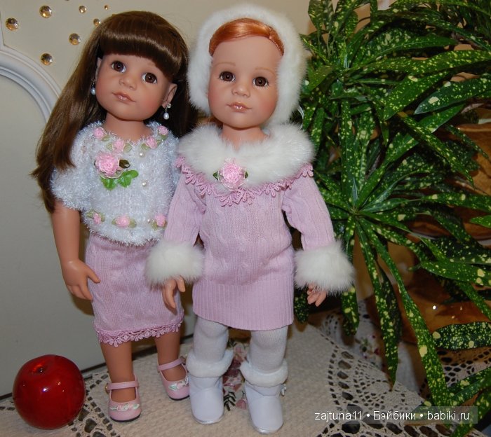 Кареглазки в розовом! Куклы Готц