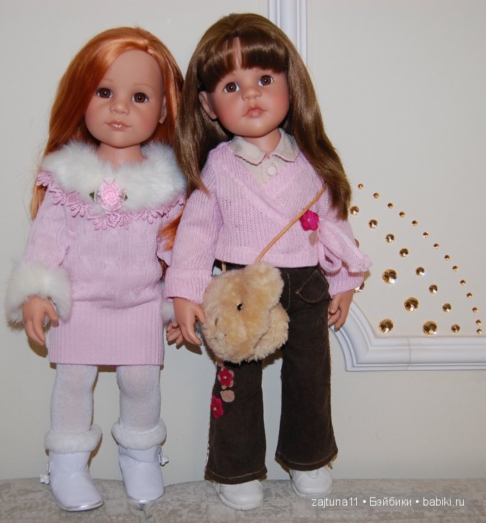 Кареглазки в розовом! Куклы Готц